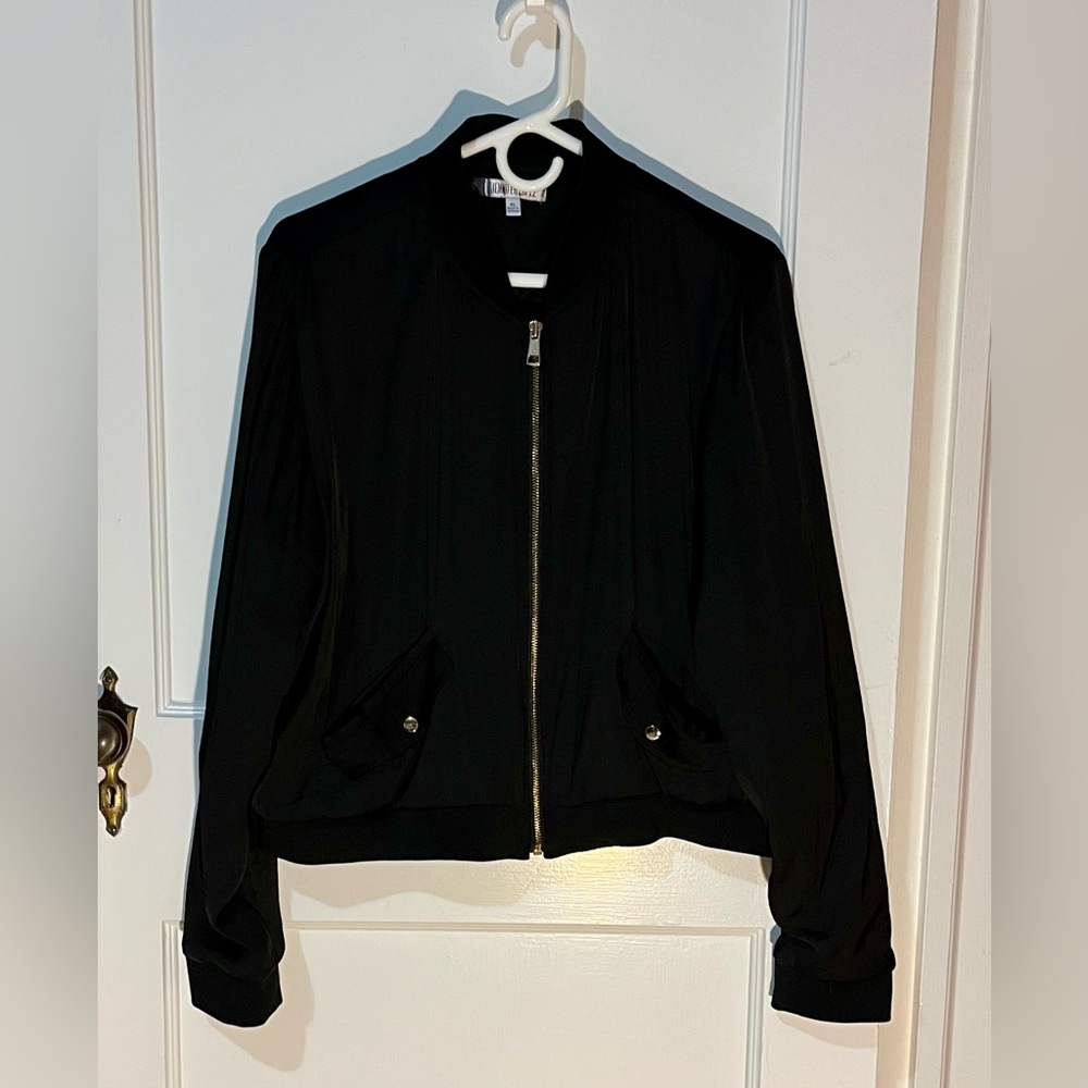 Jennifer Lopez Black Bomber Jacket